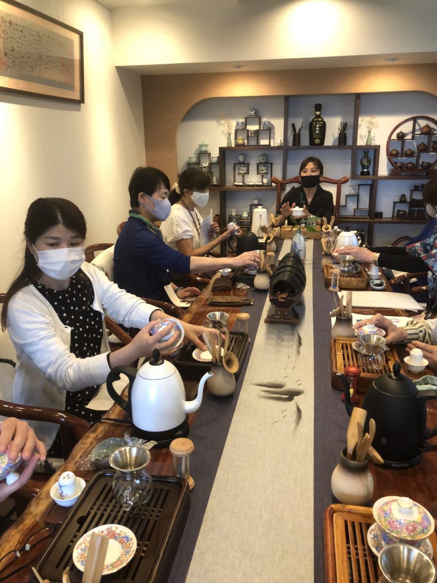 第10回中国茶教室（寺山紅・和）の風景