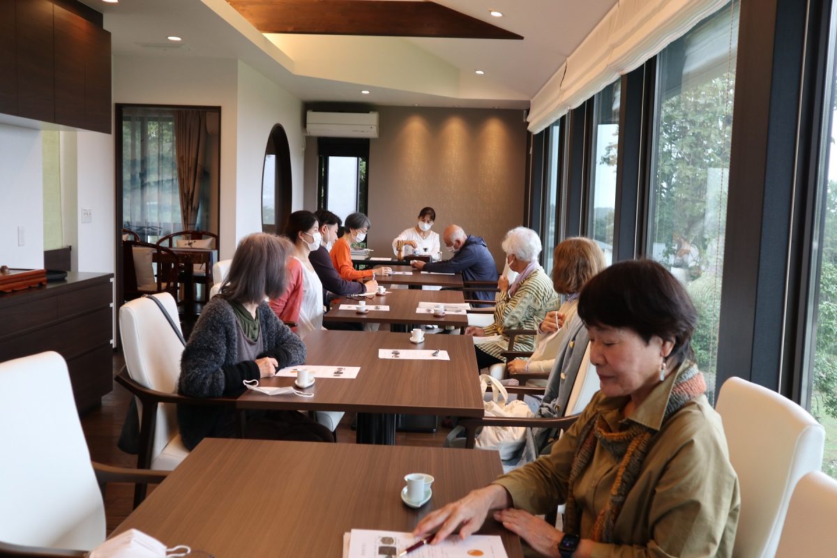 10月期無料中国茶教室の風景